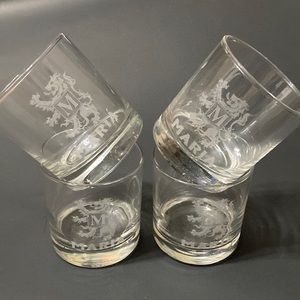 Etched Glassware - MARIA (set of 4)